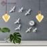 TECHLUX Heart/Love Shaped Decorative Light Bulb, LED Filament Bulbs Edison, Antique Vintage Style Light, 40W Equivalent, E26 Base, Dimmable, Pack of 1