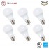 9W LED Lights Bulbs A19 (60 Watt Equivalent),Energy Efficient,2700K Soft White,LED Lighting Reading/Work Lamp for Bathroom Office Bedroom House,E26 Base,Pack of 6