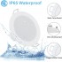 helloify LED Recessed Ceiling Lights Dimmable, 6X 6W LED Downlight 4000K Natural White, Downlights for Ceiling Bathroom IP65 Waterproof, 35mm Ultra-Slim, φ68-80mm Hole Spotlights for Living Room