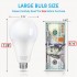 helloify 250-300W Equivalent LED Light Bulbs, 3000 Lumens Daylight White 6500K 30W A30 LED Bulbs for Garage, Warehouse, Workshop, Commercial, Office, Backyard, E26 Base Light Bulb Non-Dimmable, 2-Pack