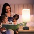 TECHLUX Lamp with 3 Color Temperatures - 3000/4000/5000K Small Lamp, Nightstand Lamp with 3 Color Modes by Pull Chain, Bedroom Lamp for Living Read Work
