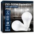 helloify 250-300W Equivalent LED Light Bulbs, 3000 Lumens Daylight White 6500K 30W A30 LED Bulbs for Garage, Warehouse, Workshop, Commercial, Office, Backyard, E26 Base Light Bulb Non-Dimmable, 2-Pack