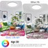 helloify LED Flush Mount Ceiling Light Fixture, 6500k, 5000K Daylight White, 2400LM, 12 Inch 24W White Round Flat Ceiling Lights, 240W Equiv
