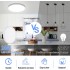 helloify LED Flush Mount Ceiling Light Fixture, 6500k, 5000K Daylight White, 2400LM, 12 Inch 24W White Round Flat Ceiling Lights, 240W Equiv