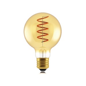 Edison Bulbs Led Lights 60W Equivalent, 6Watt Dimmable Warm White 2700K Amber Glass,