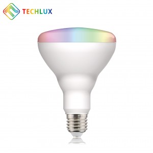 Smart WiFi LED Lights Bulbs BR30 RGBCW Dimmable and Cool White to Warm White,No Hub Required,iOS Andriod APP Remote Control,Compatible with Alexa,Google Home,IFTTT,E26,2 Pack