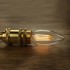 60W Equivalent Dimmable 5.5W BA11(CF35) Vintage LED Edison Filament Candles Light Bulbs 500 lumens Clear Glass Candelabra/Chandelier Bulbs, Soft White 2700K,E12 Screw Base, Pack of 6
